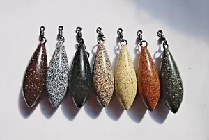 10 x TOURNAMENT DISTANCE 1.5oz - 4oz Carp Fishing Leads Weights ROLLING SWIVELS - Picture 1 of 17