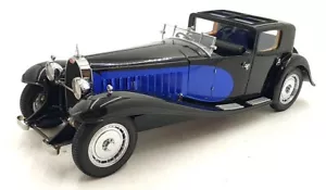 Bauer Scala 1/18 3293-J4 - Bugatti Royale Coupe De Ville - Blu/Nero - Foto 1 di 9
