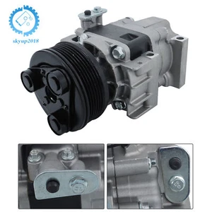 Compresor de aire acondicionado con embrague para Mazda CX7 2007-2008 ranura de 6 poleas EG2161450 - Imagen 1 de 12