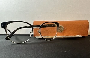 Marco y estuche de gafas Tory Burch NUEVO modelo TY 1054 3100 en colores negro y dorado - Imagen 1 de 12