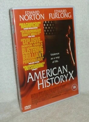 American History X (1998) - DVD - Ed Norton, Ed Furlong, Beverly D'Angelo FP1 - Image 1 of 4