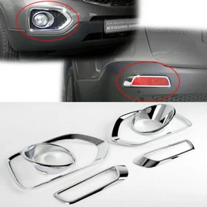 2010 2011 2012 SORENTO R Chrome Fog Light/Lamp Cover moulding Trim car K-029 - Picture 1 of 6