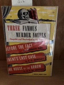 Bennett A Cerf / Three Famous Murder Novels Before the Fact / Trent's Last 1st - Picture 1 of 1