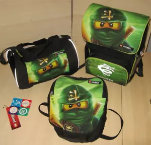 Lego Ninjago Schulranzen Set 4teilig Sportbeutel Sporttasche Mäppchen - Bild 1 von 24