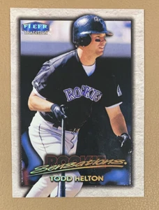 1998 Fleer Tradition Rookie Sensations #10 Todd Helton - Picture 1 of 2