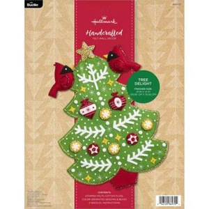 Bucilla Kit - 'Tree Delight Wall Hanging' Felt Applique Embroidery Kit - 86970E - Picture 1 of 1