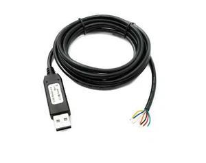 PCsensor USB 2.0 Kabel 2 m Typ A 7 Pin Pigtail Draht in Schwarz - Bild 1 von 4