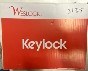 Weslock L0640UNUNSL23 - Keyed Entry Leverset Bordeau Lever, Satin Nickel - Picture 1 of 2