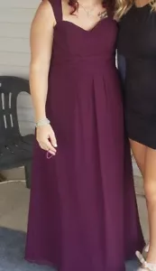 bill levkoff bridesmaid dress size 14 Color: eggplant - Bild 1 von 12