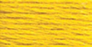 DMC Pearl Cotton Skein Size 3 16.4yd Dark Lemon - Picture 1 of 1