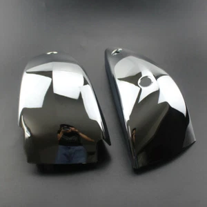 2x Chrome Motociclo Batteria Lato Coperchio Per Yamaha V Star 1300 XVS1300 07-17 - Picture 1 of 9