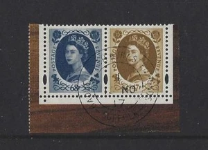 GRAN BRETAÑA 2003 CORONACIÓN PAR MARGINAL DEFINITIVO SG.2378-9 FINO USADO - Imagen 1 de 1