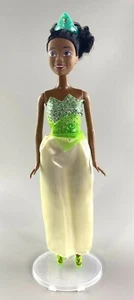 2012 Mattel Disney Prinzessin & der Frosch Tiana 12 Zoll Puppe mit grünem Kleid - Bild 1 von 12
