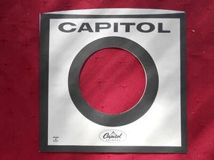 CAPITOL (usa) reproduction 7" Record sleeve. Brand new - Picture 1 of 1