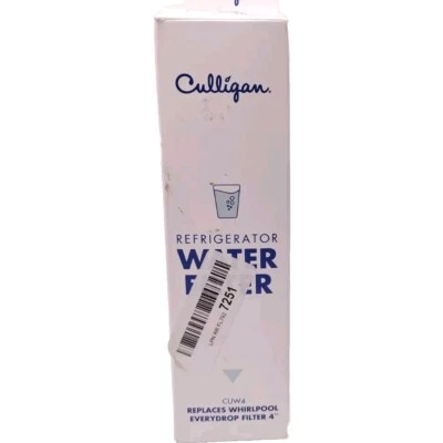 Culligan CUW4 Refrigerator Water Filter Replaces Whirlpool EveryDrop Filter 4 - Image 1 of 4
