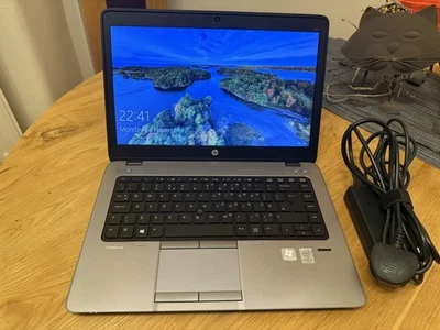 HP EliteBook 840 G1 14", Intel i5 4th Gen, 16GB DDR3 RAM, 180GB SSD, Windows 10 - Image 1 of 4