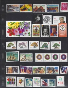 USA 2007-2018 MNH Collection 95 different Stamps, $100 - Picture 1 of 2