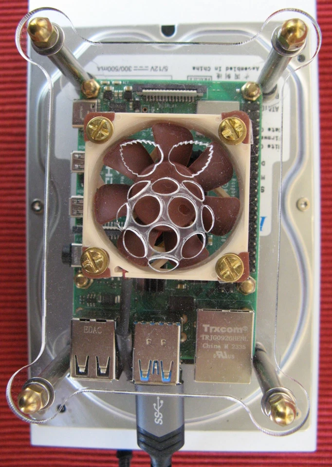 Raspberry Pi 4 Modell B (ARM Cortex-A72, 1,50GHz, 2GB RAM) Mini Pc