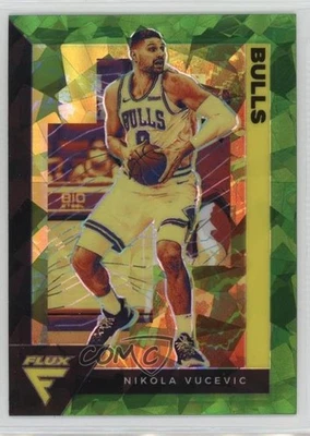 2020 Panini Flux Fanatics Factory Set Green Cracked Ice Prizm Nikola Vucevic #25 - Image 1 of 2