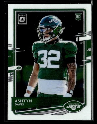 2020 Donruss Optic #145 Ashtyn Davis Rookie Card New York Jets - Image 1 of 2