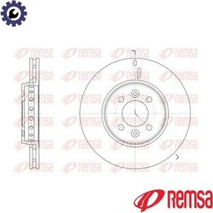 2x BRAKE DISC 61499.10 FOR RENAULT MEGANE/II/Coach/Scénic/Cabriolet/Classic 1.9L - Picture 1 of 8
