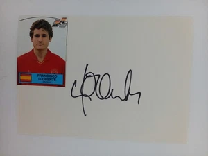 Francisco Llorente - Fußball Spanien - original Autogramm - ca. 10x15cm - Schrif - Picture 1 of 1
