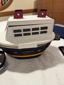 Borsa a tracolla Loungefly Disney Cruise Line DCL replica nave 2025 nuova con etichetta - Foto 1 di 3