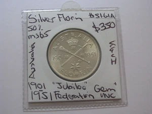 Moneda de plata Florin 1951 gema sin circular excelente OBV y superficies REV #51.G1 - Imagen 1 de 16