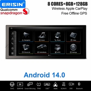 Radio de coche 12,3" 8 núcleos 8GB+128GB Android 14 Navi para Audi Q5 GPS CarPlay 4G DAB+ - Imagen 1 de 24
