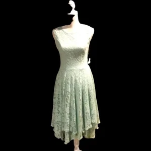 Adore Beverly Hills Seafoam Lace Dress XL - Picture 1 of 11