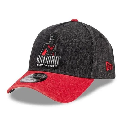 NEW ERA 9 Forty A-Frame Cap BATMAN Black x Scarlet Visor 14747351 - Image 1 of 4