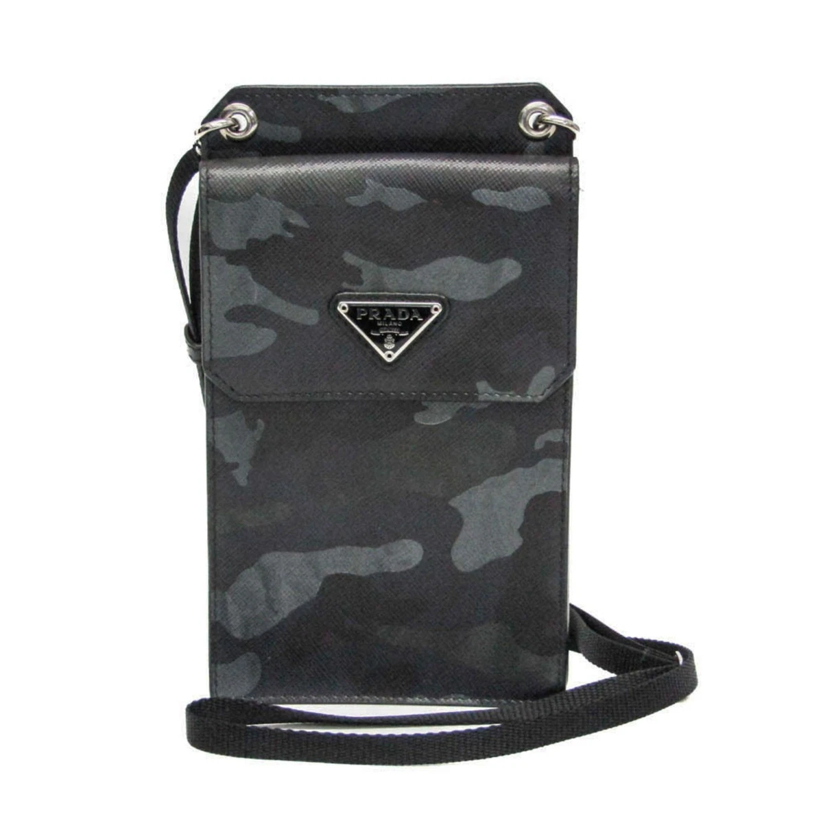 PRADA 皮革外部迷彩包和女士手提包| eBay