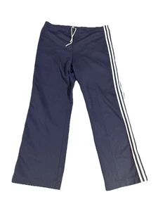 Vintage 80s Adidas Blue And White Track Pants Size Large Trefoil 3 Stripes - Bild 1 von 8