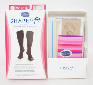 Dr Comfort Shape to Fit Trouser Socks, MMHG of Compression 15-20, Sand Medium - Picture 1 of 3