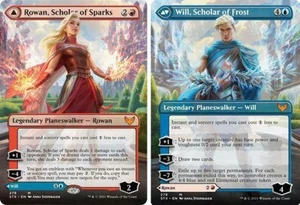 Foil Borderless Rowan Scholar Of Sparks // Will Scholar Of Frost 278 - Strixhave - Bild 1 von 1