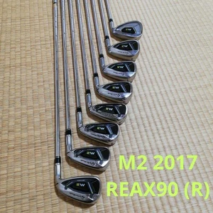 Taylormade M2 2017 Iron SET #5-pw-gw-sw 8pc Steel REAX 90 Flex:R Regular - Picture 1 of 10