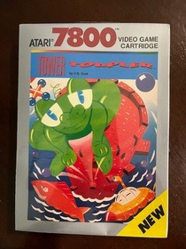 Atari 7800 - TOWER TOPPLER - New Factory Sealed in Shrinkwrap - Atari 7800+