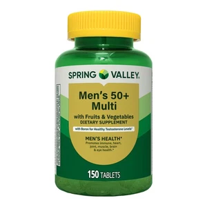 Spring Valley Men's 50+ Multi Tablets, 150 Count - Picture 1 of 4