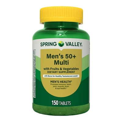 Spring Valley Men's 50+ Multi Tablets, 150 Count - Image 1 of 4
