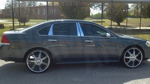 CHEVY IMPALA CHROME PILLAR POSTS 2006-2013 (6PCS) - Picture 1 of 2