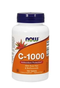 AHORA ALIMENTOS C-1000 CON ROSA MOSQUETA Y BIOFLAVONOIDES 100 COMPRIMIDOS - Imagen 1 de 2