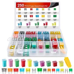 Blade Jcase Car Fuse Assortment Kit 5A 7.5A 10A 15A 20A 25A 30A Standard Mini Fu - Picture 1 of 11