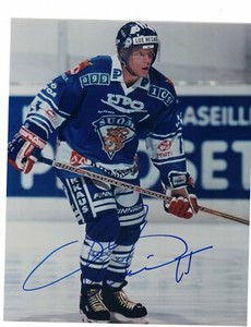 Saku Koivu Team Finland Signed 8x10 Photo W/Our COA 