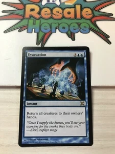 1X Evacuation Tenth Edition NM English Magic MTG Card - Imagen 1 de 1