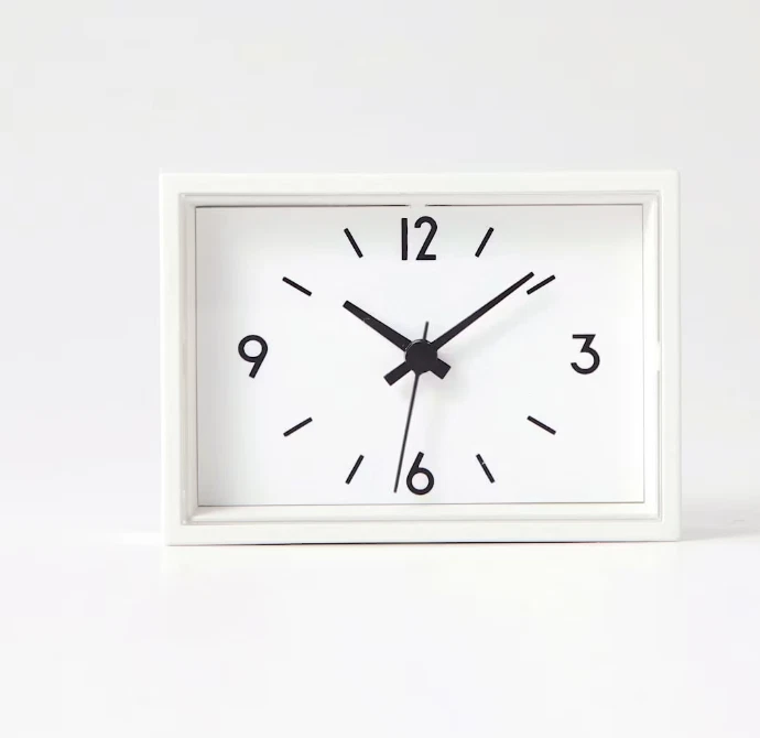 MUJI Station Clock / Mini MJ-WCJSM2 44275771 White from japan - Image 1 of 3