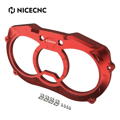 Cubierta de bisel de calibre de tablero NICECNC de aluminio para Can-Am Maverick X3 Max R 2017-2019 Foto 1 de 4