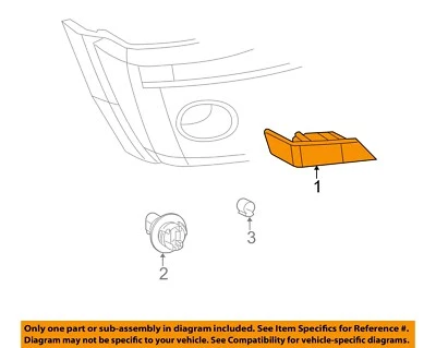 Оригинальный передний парковочный и боковой фонарь для Jeep Chrysler 68004181AC - Изображение 1 из 2