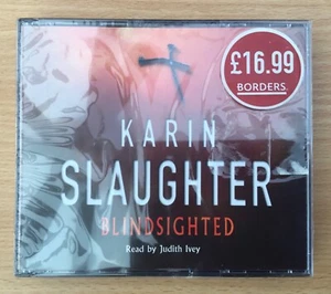 🌟BLINDSIGHTED🌟KARIN SLAUGHTER🌟5X CD AUDIO BOOK🌟FRANCIE SWIFT🌟UK🇬🇧SELLER🌟 - Picture 1 of 4