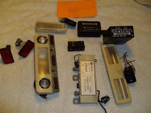 BMW E38 7 Series 750IL 1994-2001 Antenna, Rear Headrest module, lights lot - Picture 1 of 4