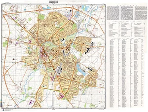 Mapa topográfico militar soviético ruso - Cambridge (Reino Unido), 1:10 000, reimpresión - Imagen 1 de 4